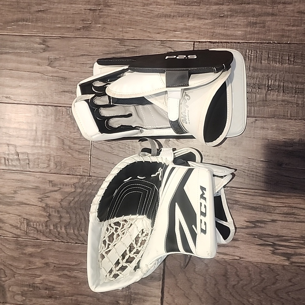 CCM Goalie glove and blocker